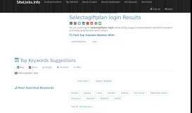 
							         Selectagiftplan login Results For Websites Listing								  
							    
