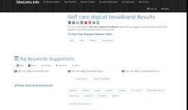 
							         Self care digicel broadband Results For Websites Listing								  
							    