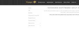 
							         Self Help Portal | Services - Voyager Recruitment Software								  
							    