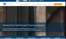 
							         Self-Paced Training | Online Training Software | ReadyTech								  
							    