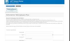 
							         Self referral form | | IAPT Portal - IAPT Patient Portal								  
							    