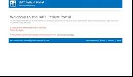 
							         Self referral form | Open Minds Therapies | IAPT Portal								  
							    