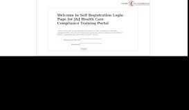 
							         Self Registration Login Page for J&J Health ... - ComplianceWire								  
							    