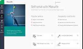 
							         Self-serve | Services | Manulife Singapore								  
							    