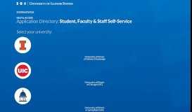 
							         Self-Service - APPS - Banner - University of Illinois System								  
							    