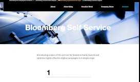 
							         Self Service | Bloomberg Media Group								  
							    