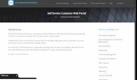 
							         Self Service Customer Web Portal | TSM - The Service Manager								  
							    