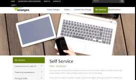 
							         Self-service - Energex								  
							    