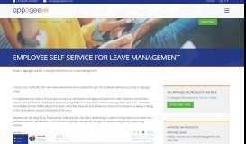 
							         Self-Service for Leave (ESS) - Appogee Leave - Appogee HR								  
							    