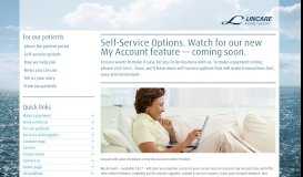 
							         Self service options - Lincare								  
							    