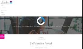 
							         Self-service Portal - Alemba								  
							    