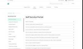 
							         Self Service Portal : Freshdesk								  
							    