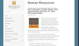 
							         Self-Service Portal Gives You Convenient Access to Your Personal Data								  
							    