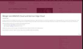 
							         Self Service Portal - iNNOVO Cloud								  
							    