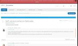 
							         Self-service portal on Netscaler - NetScaler Secure Web Gateway ...								  
							    