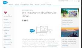 
							         Self Service Portal - Salesforce								  
							    