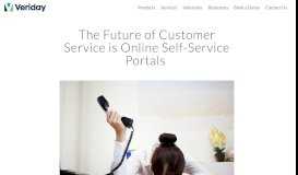 
							         Self-Service Portal: The Future of Customer Service - Veriday Blog								  
							    