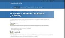 
							         Self-Service Software Installation (LANDesk) | Tufts Technology Services								  
							    
