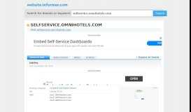 
							         selfservice.omnihotels.com at Website Informer. UltiPro. Visit ...								  
							    