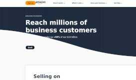 
							         Sell on Amazon Business - Services - Amazon.com								  
							    