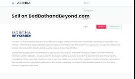 
							         Sell on BedBathandBeyond.com - Acenda								  
							    