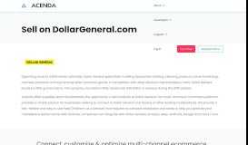 
							         Sell on DollarGeneral.com - Acenda								  
							    