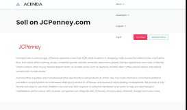 
							         Sell on JCPenney.com - Acenda								  
							    