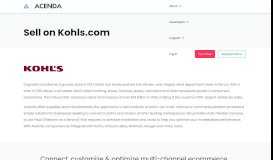 
							         Sell on Kohls.com - Acenda								  
							    