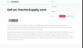 
							         Sell on TractorSupply.com - Acenda								  
							    