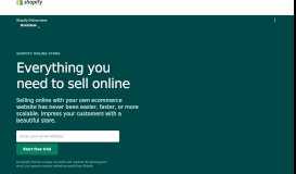 
							         Sell Products Online - Start an Online Store - Free Trial - Shopify								  
							    