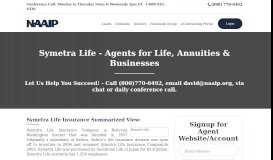 
							         Sell Symetra Life Insurance at the Highest Commissions Levels								  
							    