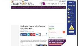 
							         Sell your home with Tesco for just £999 | This is Money								  
							    