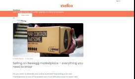 
							         Selling on Newegg marketplace - everything you need to know - xSellco								  
							    