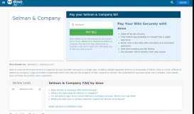 
							         Selman & Company (SelmanCo): Login, Bill Pay, Customer Service ...								  
							    
