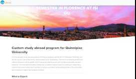 
							         Semester in Florence at ISI - QU | CISabroad								  
							    