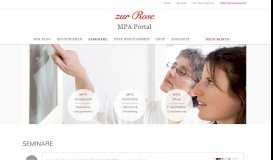 
							         Seminare für MPA - Zur Rose MPA Portal								  
							    