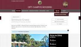 
							         Seminole Grand - Florida State University Off-Campus Housing								  
							    