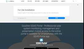 
							         SEMS Portal by GOODWE POWER SUPPLY TECHNOLOGY CO.,LTD.								  
							    
