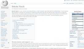 
							         Sencha Touch - Wikipedia								  
							    