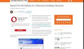 
							         Send Ctrl-Alt-Delete in a Remote Desktop Session - Online Tech Tips								  
							    