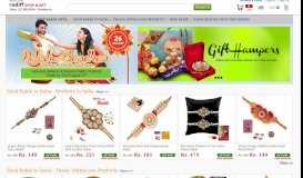 
							         Send Rakhi online to India & Worldwide | Buy Rakhi Gifts | Raksha ...								  
							    