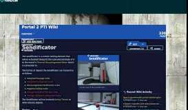
							         Sendificator | Portal 2 PTI Wiki | FANDOM powered by Wikia								  
							    