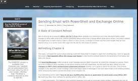 
							         Sending Email with PowerShell and Exchange Online - Office 365 for ...								  
							    