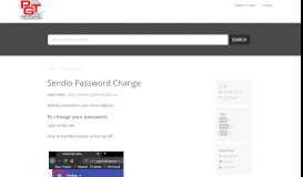 
							         Sendio Password Change - PGT Helpdesk								  
							    