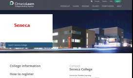 
							         Seneca College : ontariolearn								  
							    