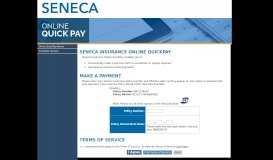 
							         Seneca Insurance Company, Inc. Payment Portal - OnlineBiller								  
							    