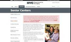 
							         Senior Centers - DFTA - NYC.gov								  
							    
