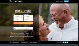 
							         Senior Dating Site - For Older Singles in the US | eharmony								  
							    