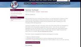 
							         Senior School - Caloundra City Private School								  
							    