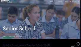 
							         Senior School : Westbourne Grammar School								  
							    
